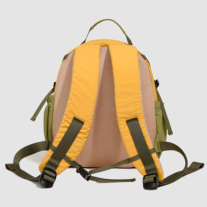 Zaino da Esterno Color Block per Donna, Design Traspirante Multiple Tasche, Ideale per Escursionismo e Viaggi