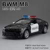 1:32  Car Model Toy with 2 Doors Openable Music Light Pull Back Police Cars Diecasting Alloy Toys Collection Presents