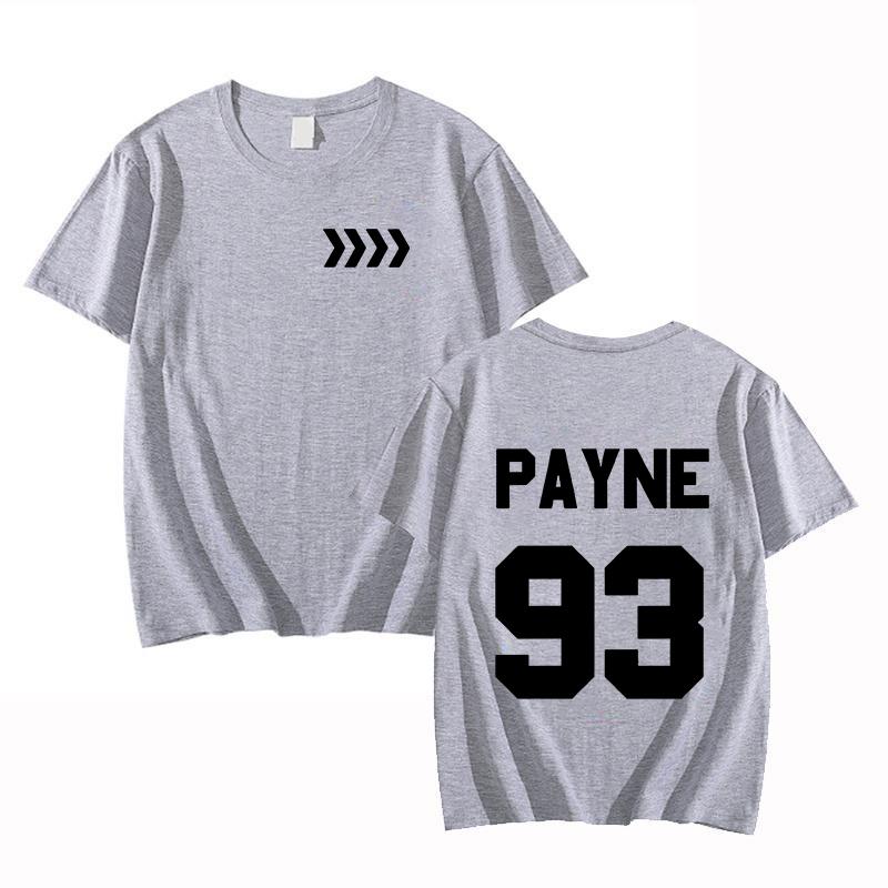 New Fashion Liam Payne Tribute Rap Payne 93 Print T Shirts Short Sleeve Men Women Summer Cool Hip Hop Casual Outdoor T Shirts