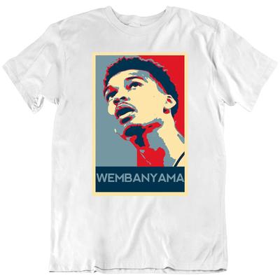 WEMBANYAMA, Hope Vector Face Players Team Sport Fans Lover T Shirt Tee Gift New