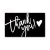 30pcs/pack Pink Thank You Card For Supporting Business Package Decoration "Gorgeous Thanks" Business Card Handmade With Love