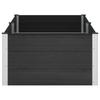 Raised Garden Bed Black 200 X 100 X 54 Cm