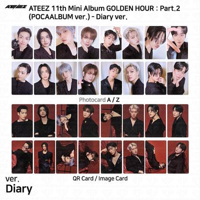 Das 11. Mini-Album Golden Hour Teil 2 POCAALBUM Fotokarte DIARY VER