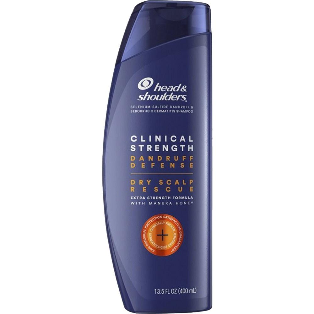 Head & Shoulders Klinisch Starke Schuppenabwehr Fortschrittliches Ölkontrollshampoo + Trockene Kopfhaut Rettungsshampoo, 1 Stück