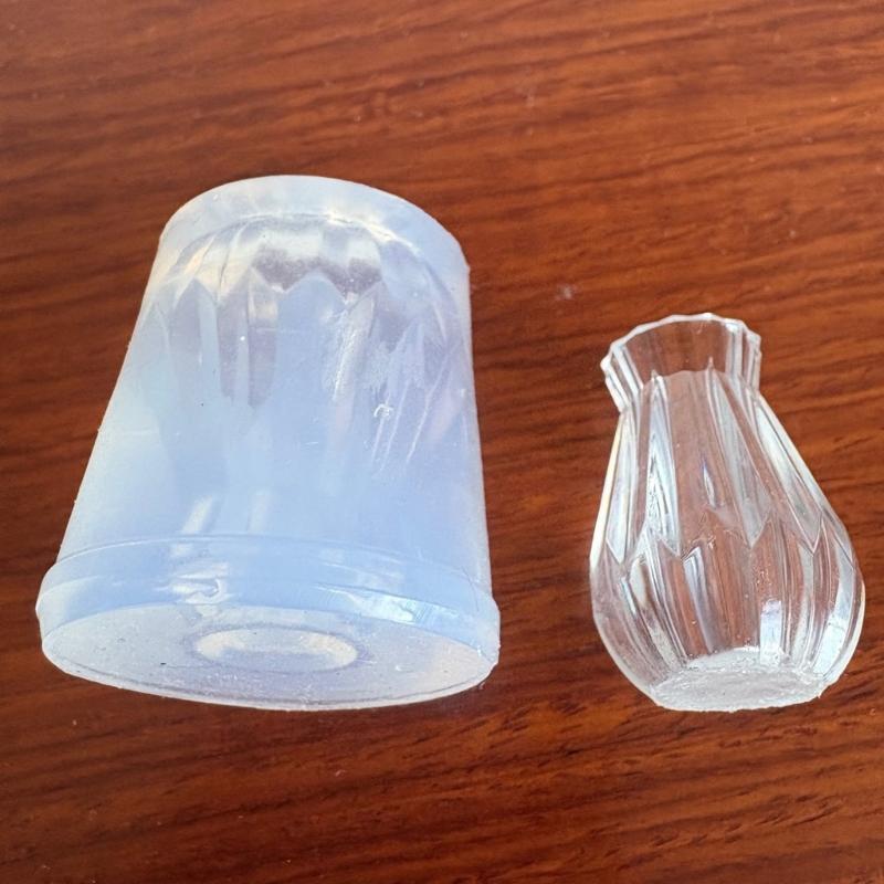Silikon-Bastelform Perfekt zur Herstellung von Miniaturvasen Geeignet für Bastelprojekte Puppenhäuser Ornamente und Schmuck