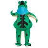 Adult Frog Inflatable Costume Funny Fancy Weiding Animals Mascot Cosplay Costumes for Carnival Valentine's Day Proposal Props