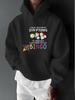 BINGO Game Fun Style, Party Entertainment Group's Whimsical Outfit Print, Casual Sporty Outdoor unisex Long-Sleeve Hooded Sweatshirt, unisex Top for A