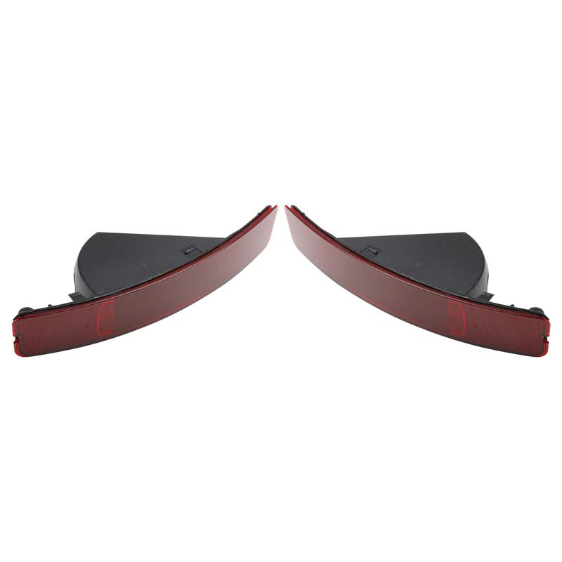 Artudatech Left+Right Rear Tail Fog Light Reflector 8693008 8693009 For Volvo XC90 2003 2004 2005 2006