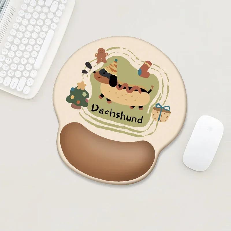 

Cute cartoon wrist guard mouse pad, comfortable office gaming keyboard anti slip hand pad,3D stereoscopic wrist guard sponge pad