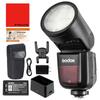 Japanese Conformity Godox V1 Nikon Compatible Flash Strobe 76WS TTL Round Head HSS Japanese Instruction [Authorized Distributor/Technical Mark] V1-N