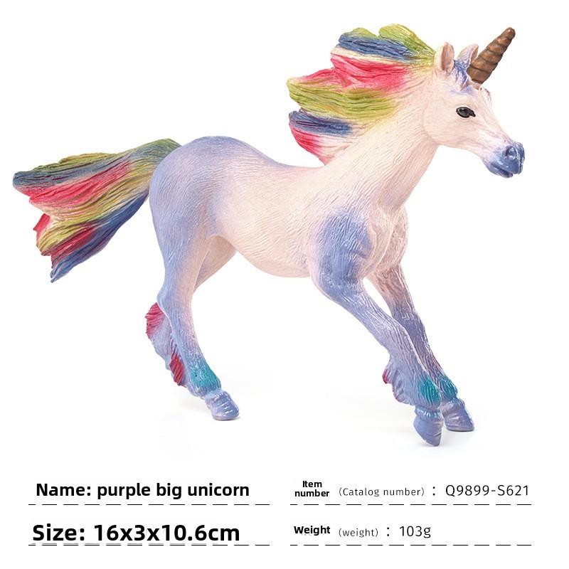 Unicorn Figurine Collectible Pvc Model For Kids Fantasy Animal Decor Play Toy