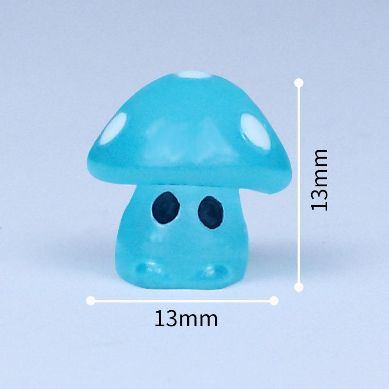Micro Landscape Small Ornaments Diy Luminous Mushroom Elf Dolls Simulation Resin Handicrafts Landscape Ornaments Decoration