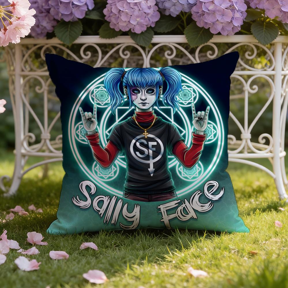 Band S-Sally F-Face Cushion Cover Home & Car Dual-Scene Pillow Cover: Reversible for Premium Comfort