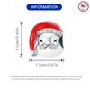 Bead Components Copper Metal Charm Bead Components Authentic Original Santa Claus Christmas Bead Components Compatible With Bracelet High Quality