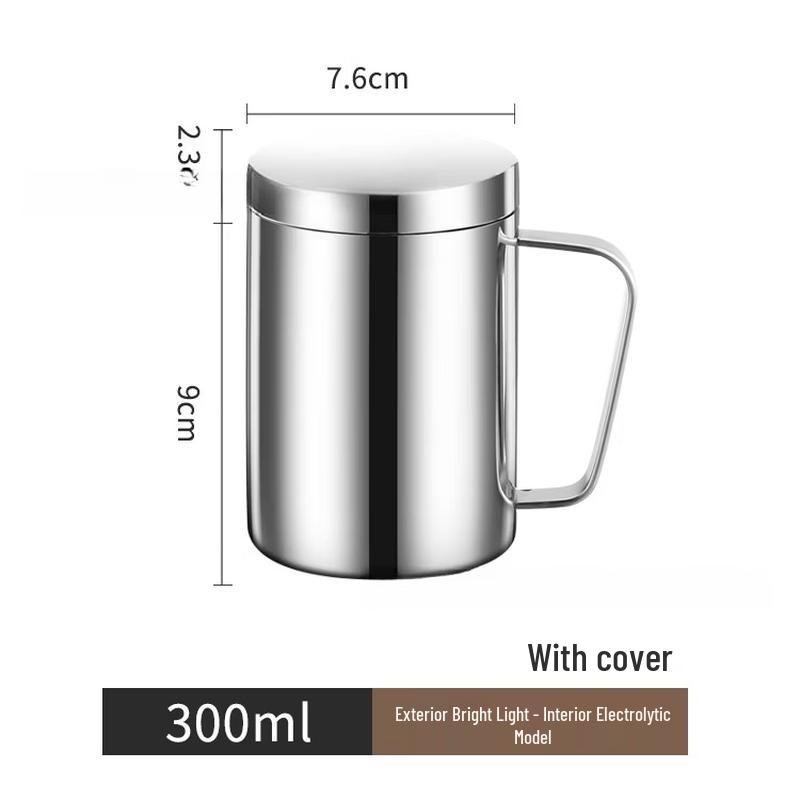 

cmaos Stainless Steel Square Handle Insulated Mug