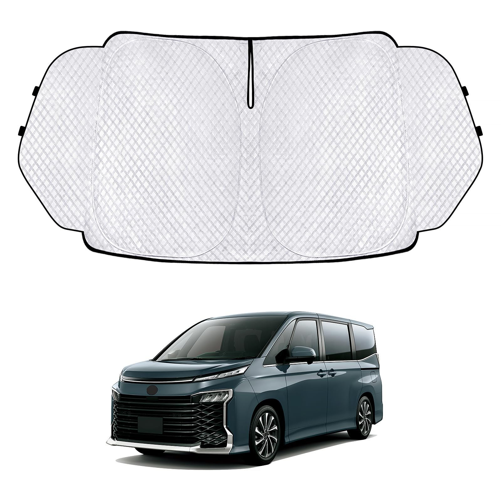 

New Toyota 90 Series Sunshade Windshield Curtain UV Sun Light Heat for Car Privacy Custom Part Triangular Glass Voxy/Noah - Vehicle-Specific