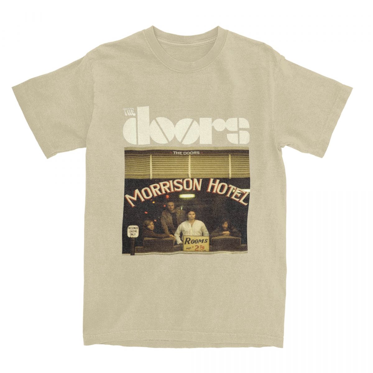 

Чоловіки Жінки Гурт The Doors Morrison Hotel Футболка Аксесуари Чиста Літня Футболка Одяг Повсякденна Футболка Дорослий S