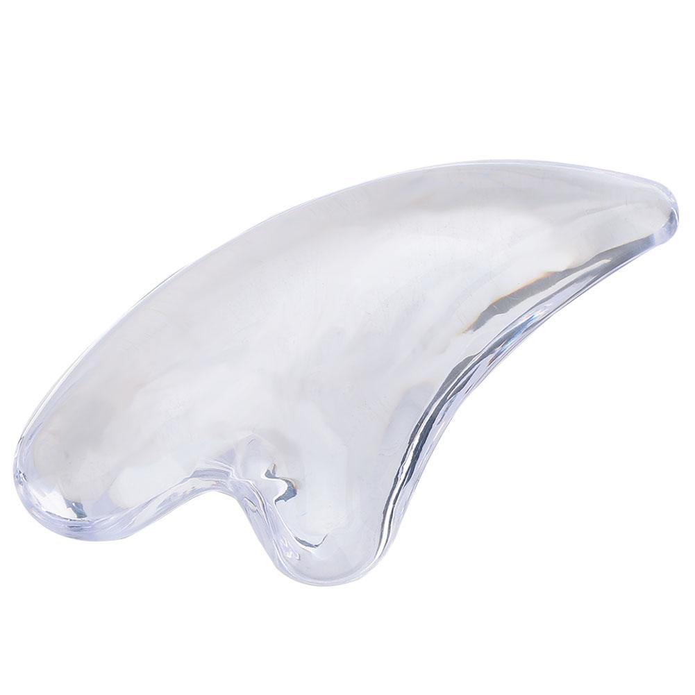Natural Resin Scrapping Plate Thin Face Facial Meridian Detox Massage Scraping Plate