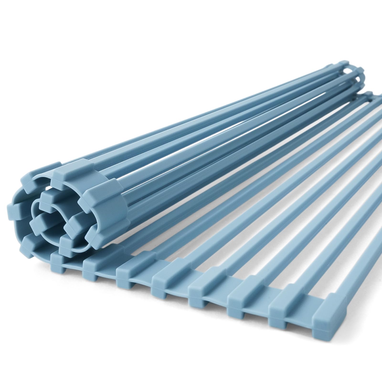 

atRise Сушилка для посуды над раковиной Силиконовая Грузоподъемность 18 кг Термостойкая Не ржавеет Антибактериальная Компактная Складная Для одинокого проживания Маленькая кухня