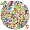 200 Mixed and Match Small Animal Stickers Dinosaur Salamander Frog Monster Cartoon Collection Children's Stickers