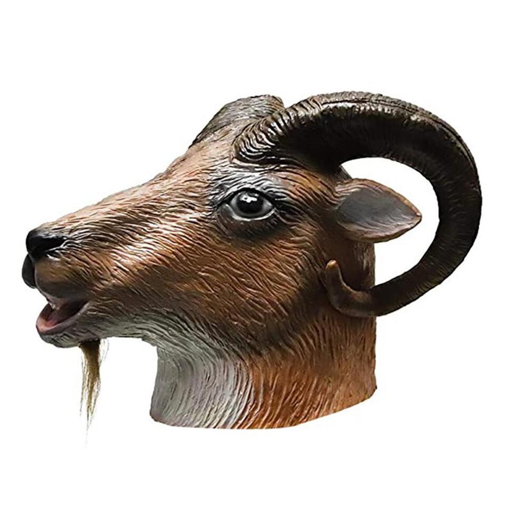 Kozia maska lateksowa, maska na imprezę taneczną