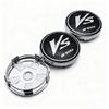 4pcs JDM VS W Work Logo Badge Emblem Car Wheel Center Caps 60MM Clips 56MM Wheels Hub Dust Cap Rim Hubcaps Cover Car Accessories