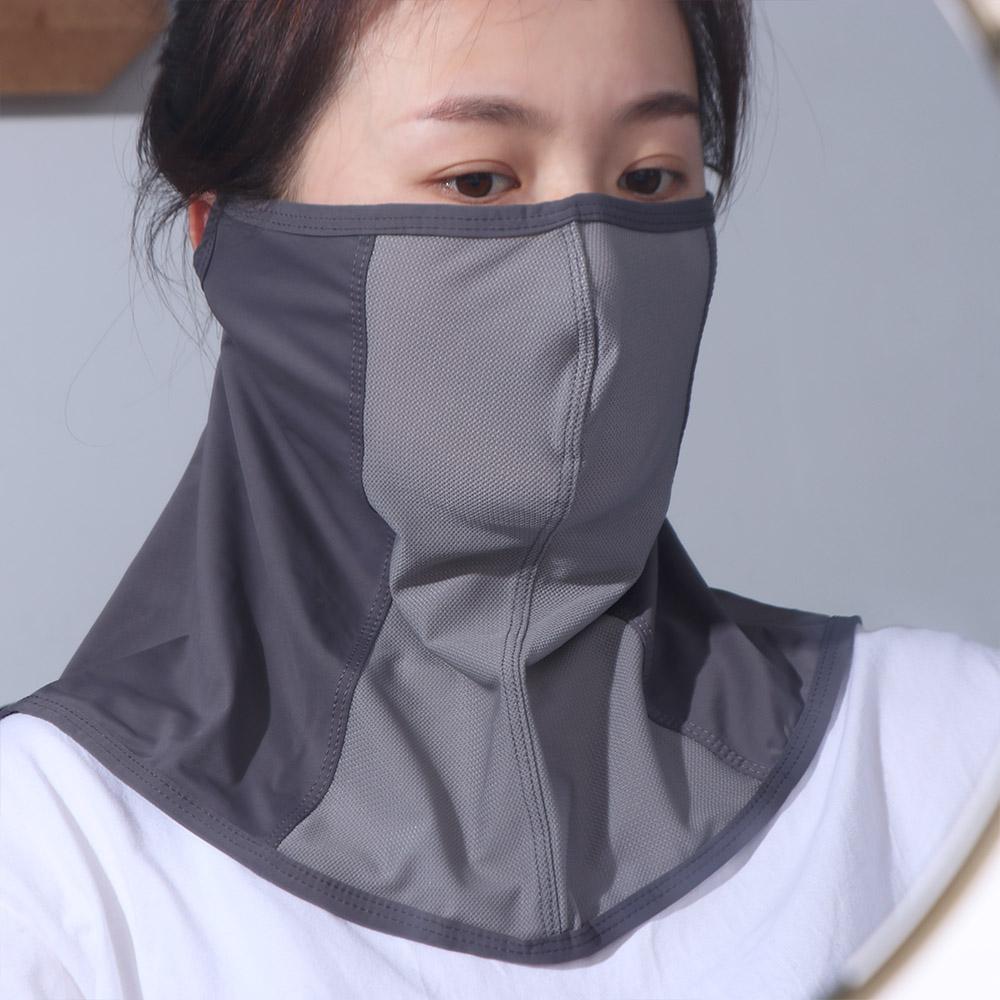 Thin Breathable Face Mask Ice Silk Summer Sunscreen Mask Ice Silk Face Scarf  Unisex
