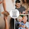 To My Grandson I Love You Wallet Card, Engraved Metal Wallet Insert Card with Love Note from Grandpa Grandma, Inspirational Gifts Graduation