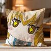 Anime D-Frag Cushion Cover Soft Washable Pillow Case Multi-Scene For Couch Bed Travel Office Use