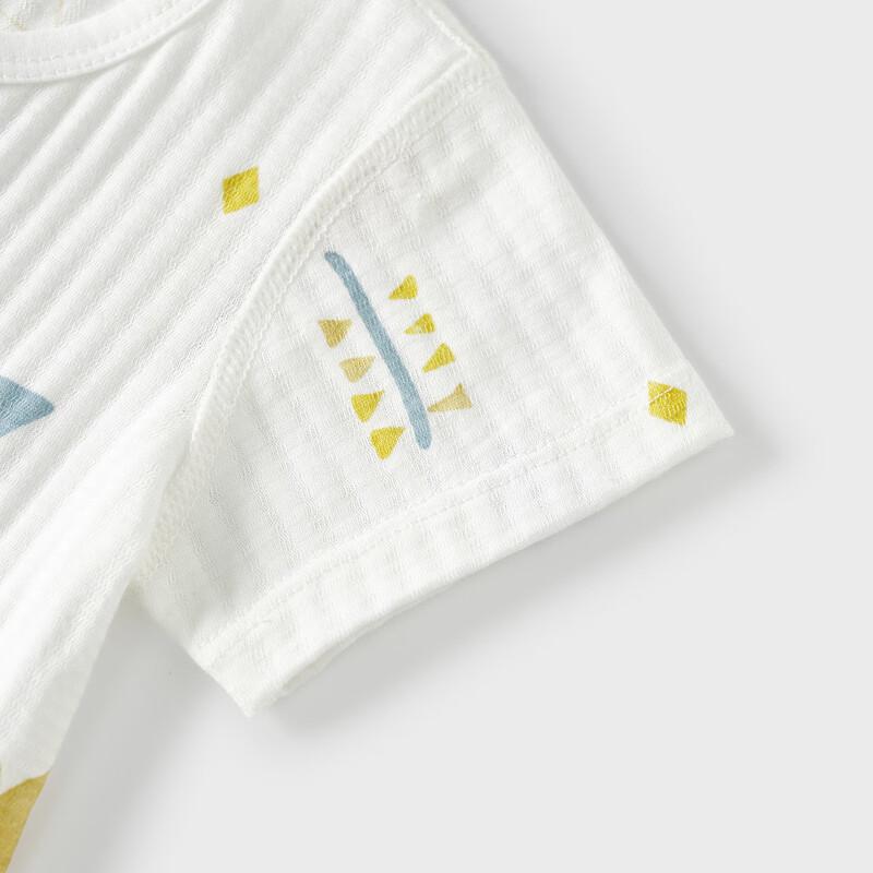 TONGTAI Baby Short Sleeve Cotton Romper