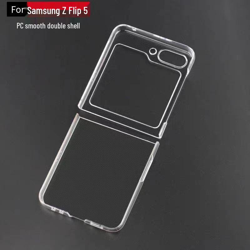 

Samsung Foldable Phone Z Flip 5/4 Hard Shell Case, Drop-Proof, High Transparency, Airbag Protection, for Galaxy 3. Samsung zflip5