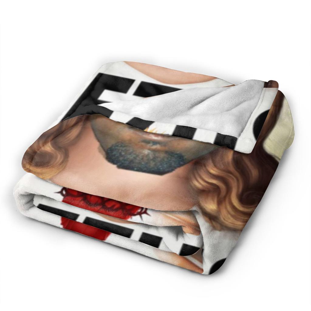 Super Soft k-kanyes w-wests funny meme Throw Blanket Premium Flannel Fleece Lightweight Bed Blanket Fuzzy Plush Blankets