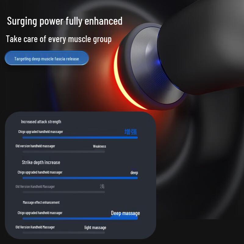 Chigo Deluxe Handheld Percussion Dolphin Massager