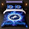 Millwall Custom Name Text Bedding Set 1 Duvet Cover+2 Pillowcases Soccer Logo Personalized Gift For Special Occasion Bedroom Decor