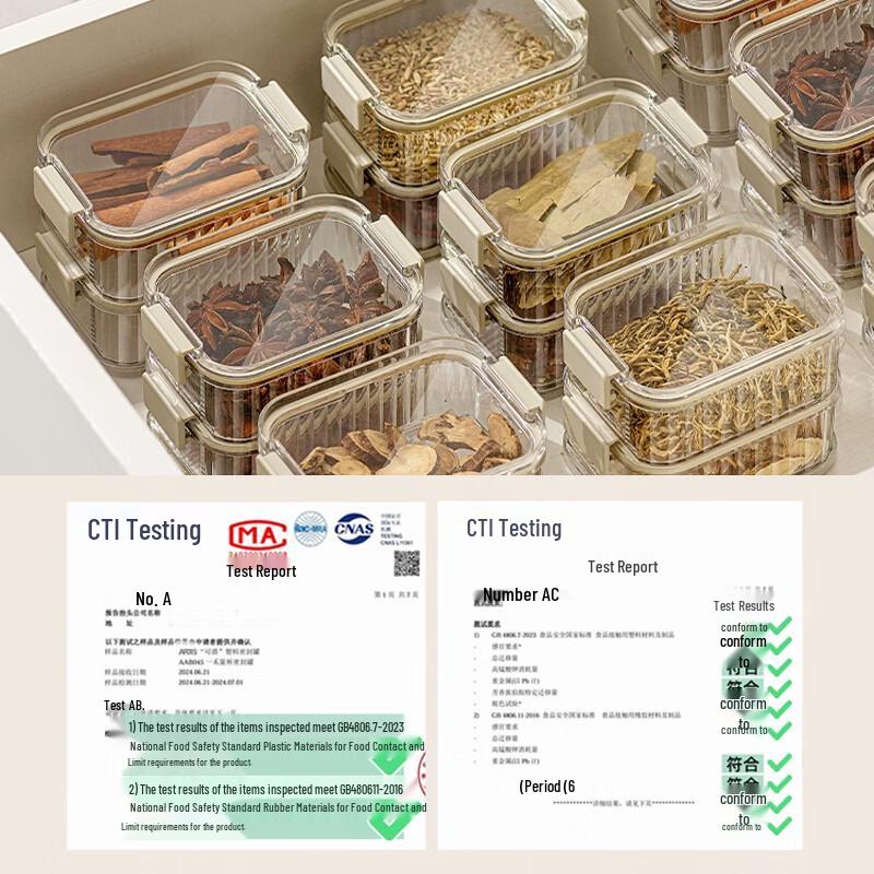 Kitchen Spice Storage Container