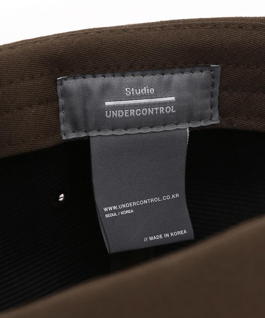 Eondeokeonteulolseutyudio Leather Brimless Cap Half Moon / Leather / Brown