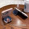 Redmi 11C Mobile Phone Case Electroplated KT Cat Bracket Makeup Mirror Redmi 11C Silicone Soft Case Protective Case