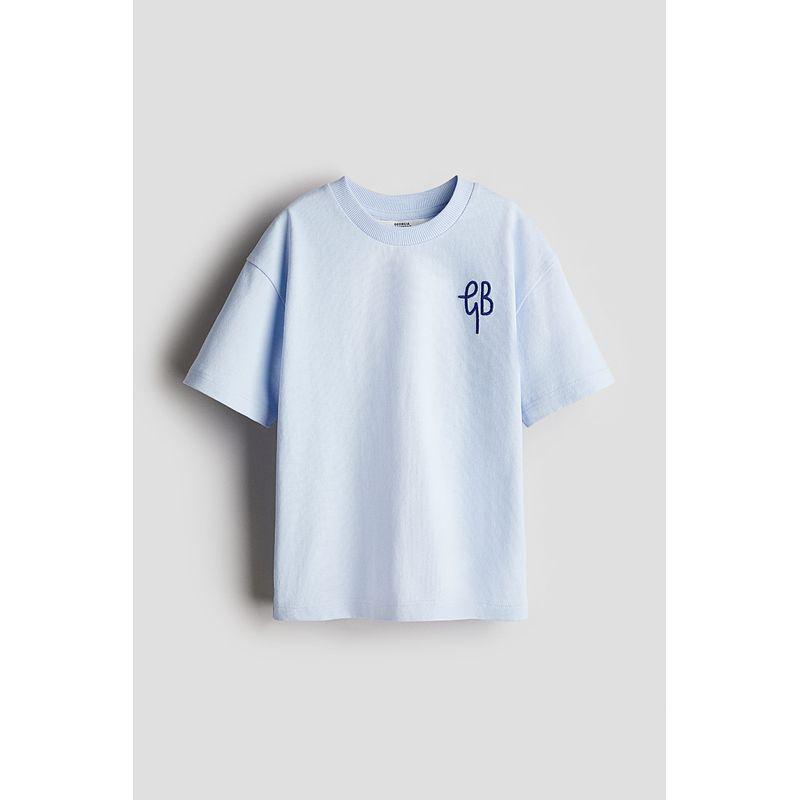 

[Georgia Beaumont H & M] Children s Clothing Boys T-shirt 25 Autumn New Print Short Sleeve 1275336