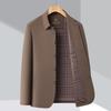 Milk Silk Men's Business Casual Lapel Jacket - Middle-aged High-end, Versatile Outerwear