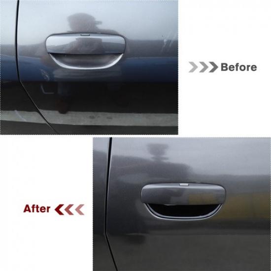 2pcs Exterior Door Handle Bowl Decor Cover Trim Bezel for Dodge Challenger 2015+