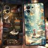 Phone Case Cover for Xiaomi Mi 17 Pro Max 15 14 13 12 11 Ultra 15T 14T 13T 12T Pro Lite Soft TPU Butterfly Cat Bookshelf Design