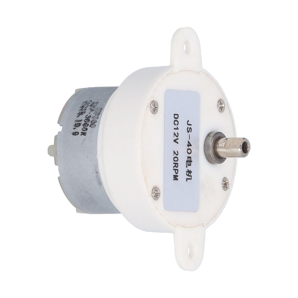 Getriebemotor Kunststoff Geschwindigkeitsreduzierung Getriebe DC 12V 20 U/min für Spielzeugausrüstung Maschinen JS?40