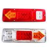 Universal 19-LED Rear Taillight for Electric Vehicle, Tricycle, Motorcycle, or Car - Arrow Design