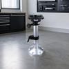 Boat Seat Pedestal with Swivel Base Secure Locking Hardware Resistant