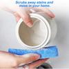 Silicone Sponges Kitchen Scrubber, Sponges for Dishes, Fragrance Free, Odor Free, 10 PCS Non-Scratch Scrub Sponges, Blue
