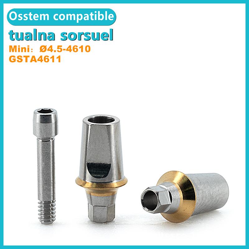 1 Set Strumento di Sostituzione per Impianti Dentali Componente Regolare ad Angolo Retto Composito Accessori di Riparazione Viti Strumenti Per Osstem