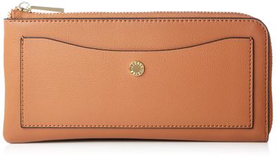 Lightweight Bonded Faux Leather Long Slim 130 12 Card 3 Camel [Legato Largo] LJ-P0112 Wallet, Design, Grams, Slots, Pockets,