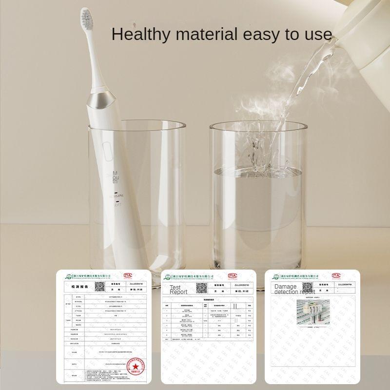 Bathroom Mouthwash Cup Toothpaste Dispenser Wall-Mounted Cup Holder a Family of Three Toothbrush Cup