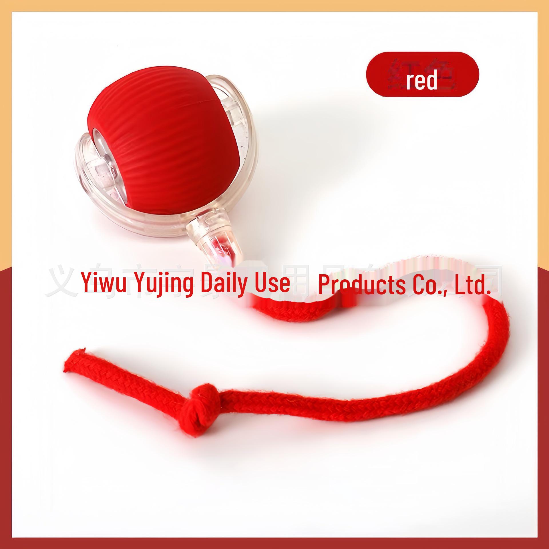 

«Автоматический кошачий мяч с веревкой — самостоятельная игрушка, которая поможет избавиться от скуки» with rope красный