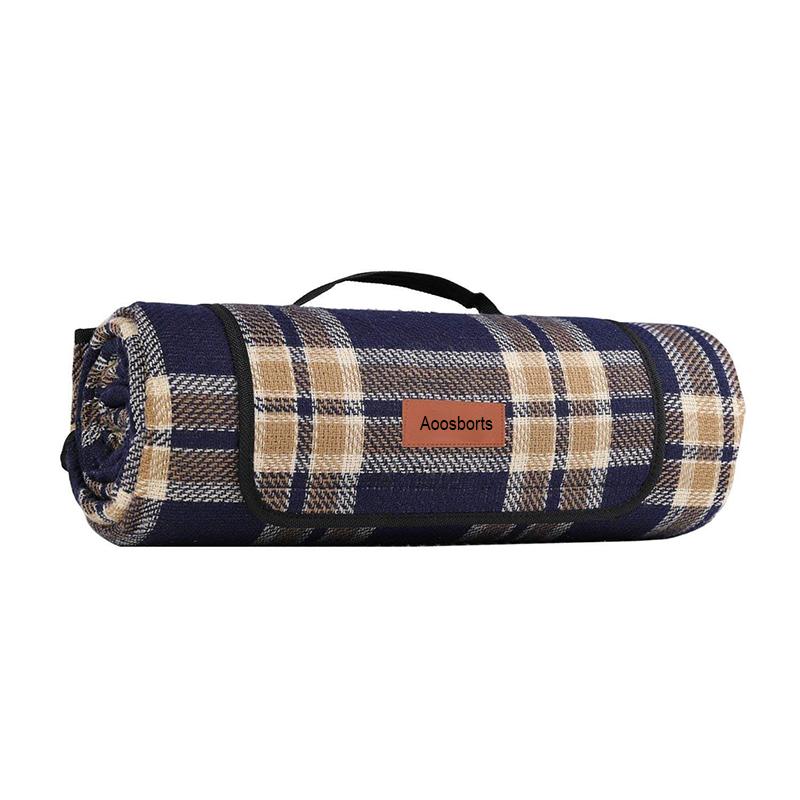 Factory Hot Sale Lightweight Outdoor Acrylic Folding Picnic Blanket Mat Waterproof Portable 170*200cm